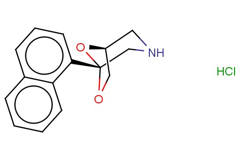 5-(1-NAPHTHALENYL)-6,8-DIOXA-3-AZABICYCLO(3.2.1)OCTANE HYDROCHLORIDE